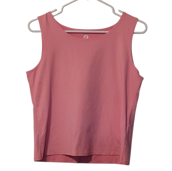 Ruby Rd. Super Soft Fitted Pink Tank Top Petite Medium - Picture 1 of 6